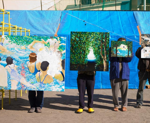 リトグラフ 街並みと人々の生活 Chapter6 寿町を絵が歩く！ | 神奈川県横浜市寿町 – P.59｜Area