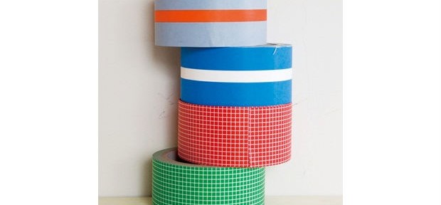 岡山県「倉敷意匠」の ポップなガムテ。「ササキィ・ クラシキィ印のガムテープ」