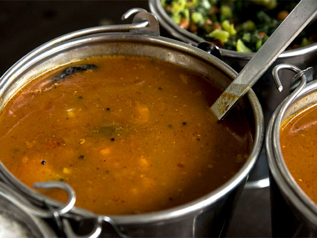 さつまいもとかぼちゃのコロンブ。