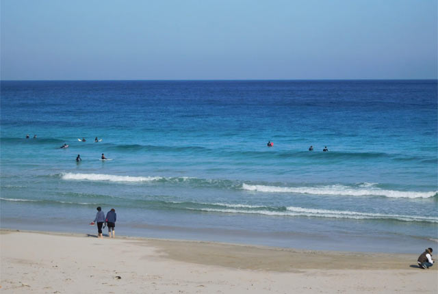 下田の海。青い！