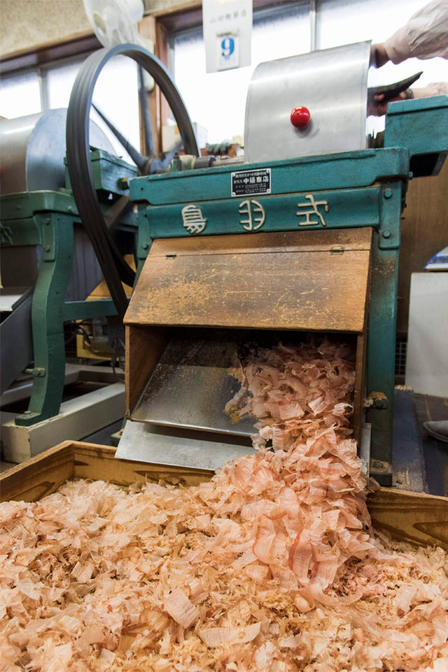 年季の入った削り機