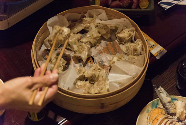 友人手作りの焼売