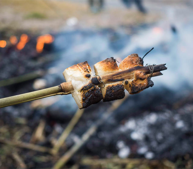 焼き上がった餅