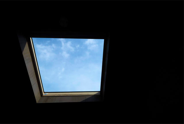 ロフトの天窓