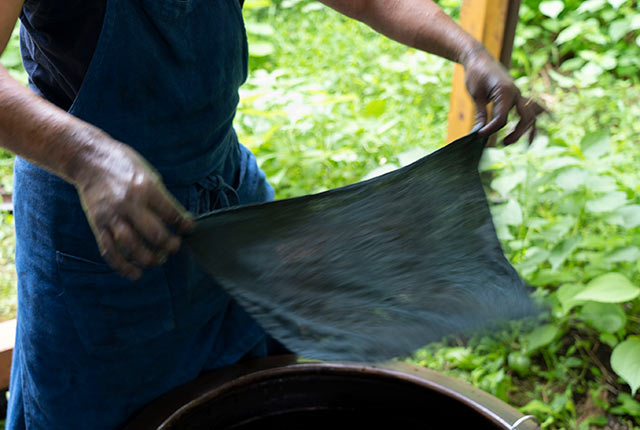 藍染の工程