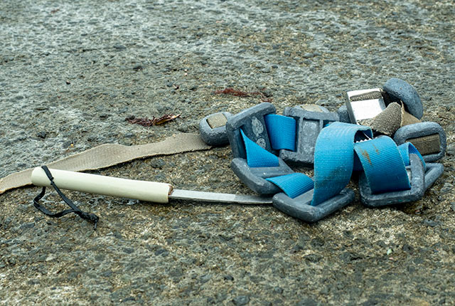 腰に巻くおもり