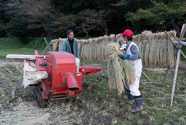 手伝いにきてくれたお隣さん