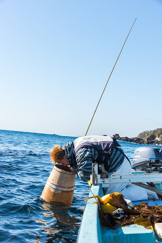 漁師の飯田竜さん
