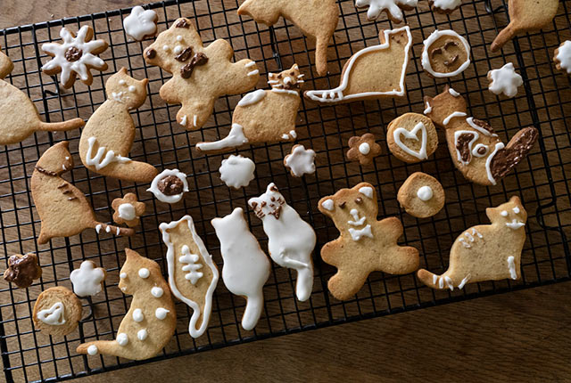 焼きあがったクッキー