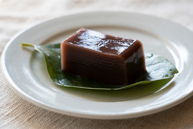 天草でつくった水羊羹