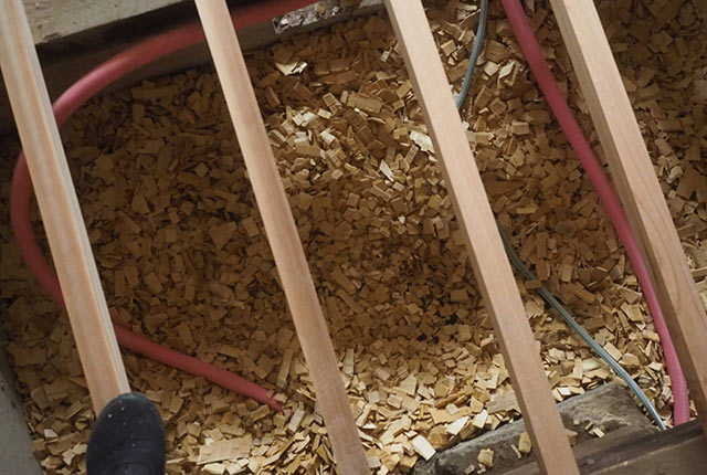 床下いっぱいの青森ヒバ