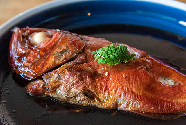 日戻り金目鯛の煮付け