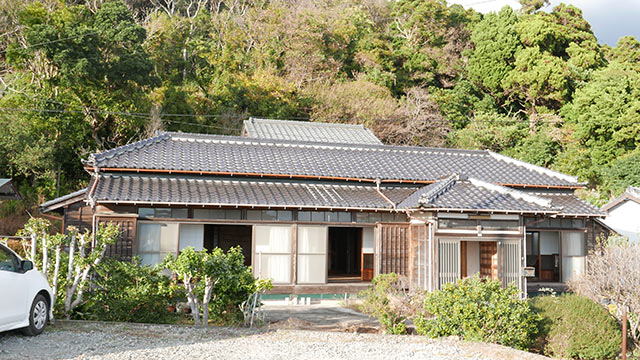 津留崎家の新居の外観