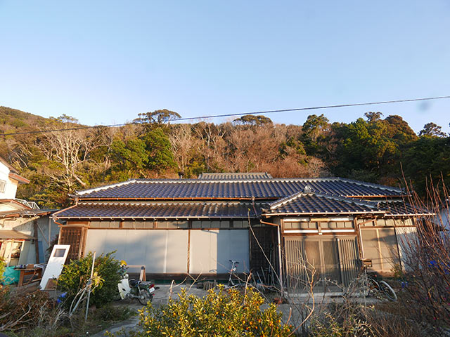 リノベーションした古民家の外観