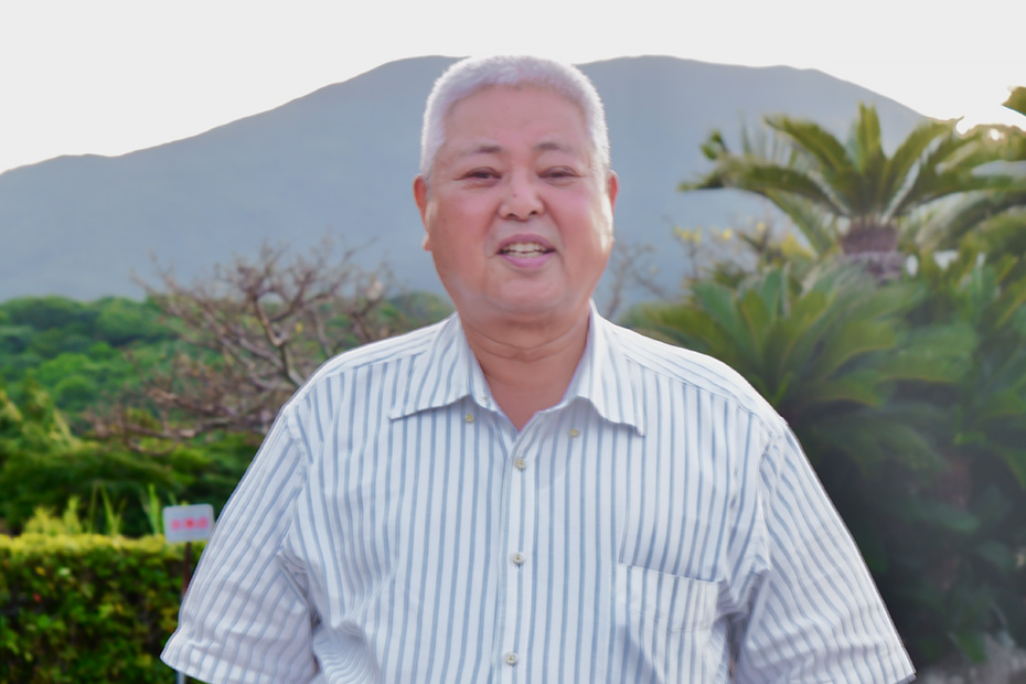 島の言葉や信仰について話してくれた徳之島町文化財保護審議会会長の町田進さん
