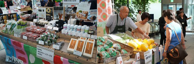 のともっと MARCHE OSAKAの様子