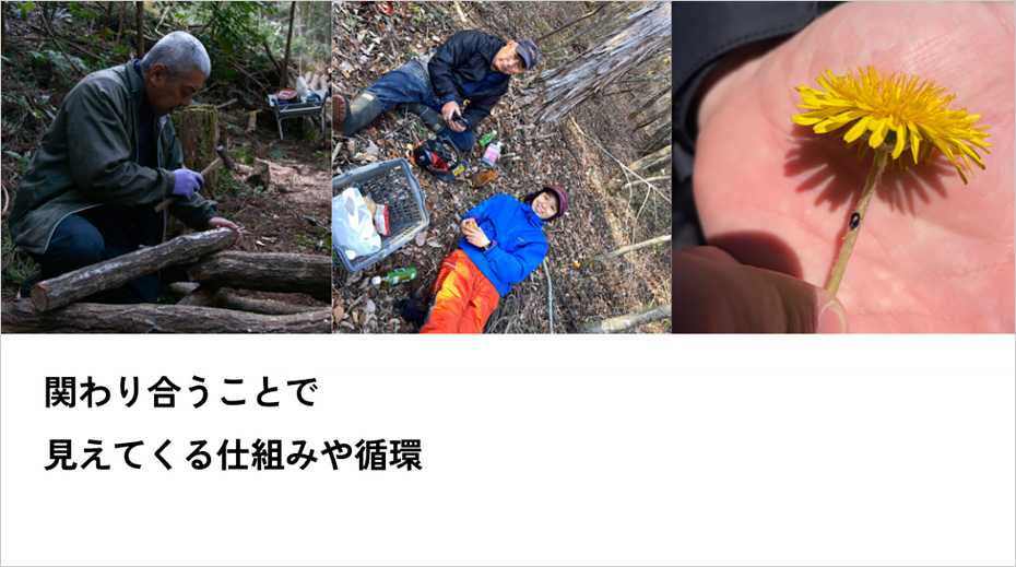 関わり合うことで見えてくる仕組みや循環