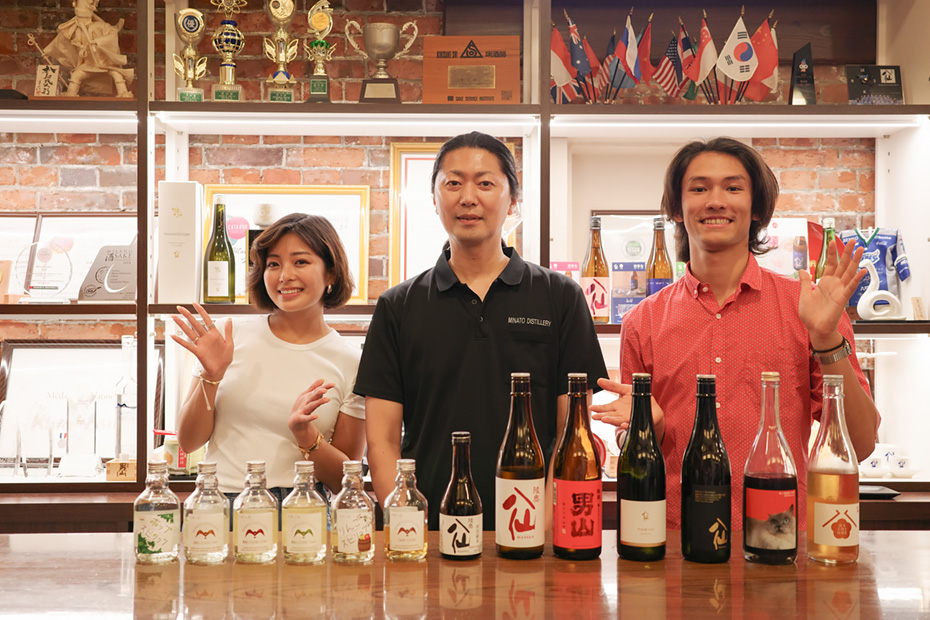 八戸酒造の製造責任者、駒井伸介さん。