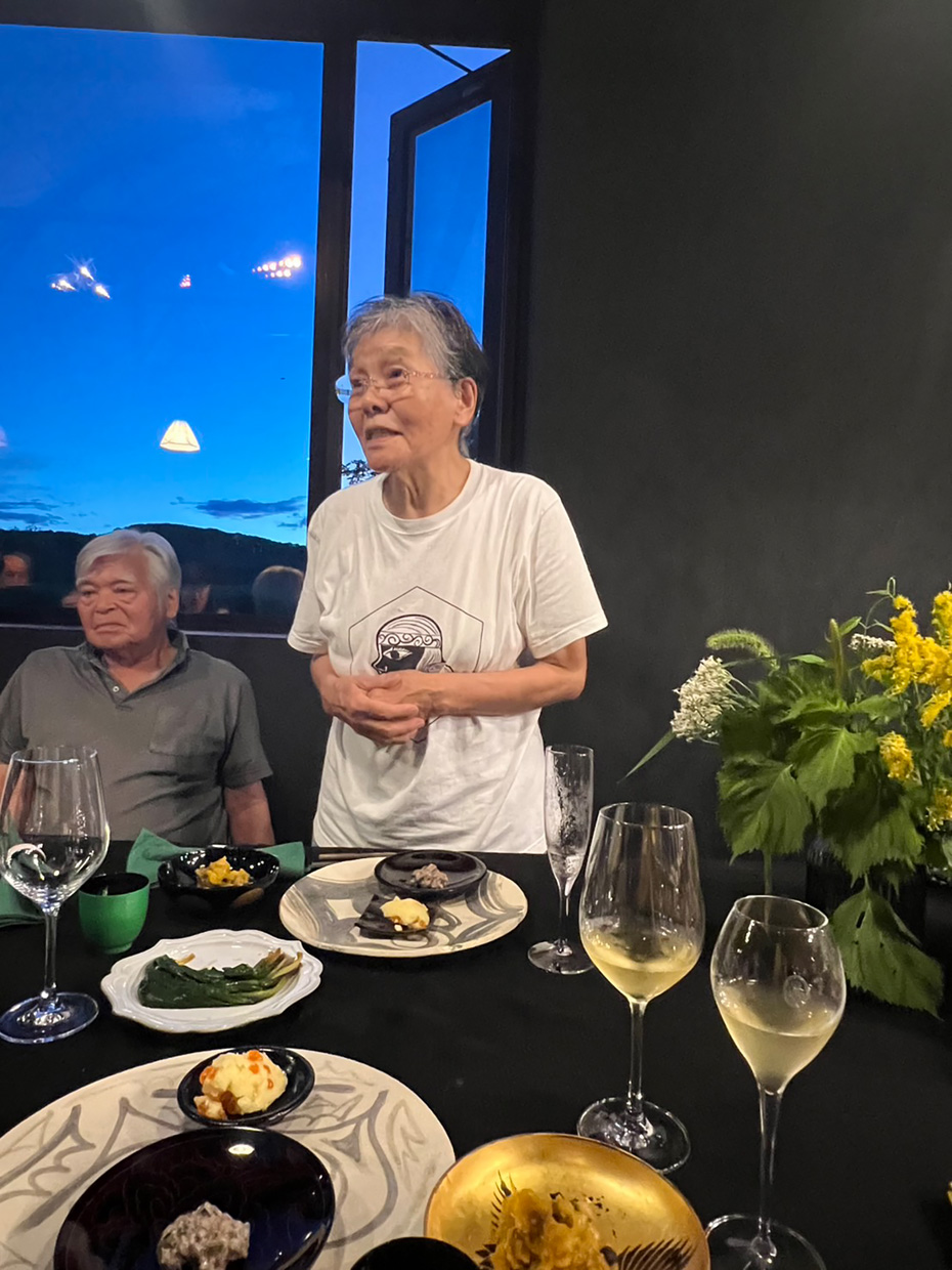 アイヌ料理家の貝澤美和子先生による心がこもった宴。
