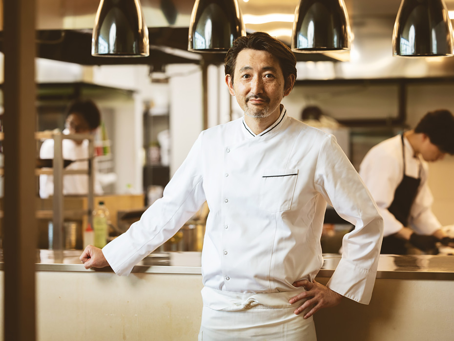 新料理長・倉地 大による季節のコース料理。