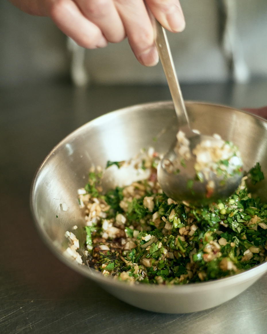 ハーブたっぷり油林鶏 つくり方