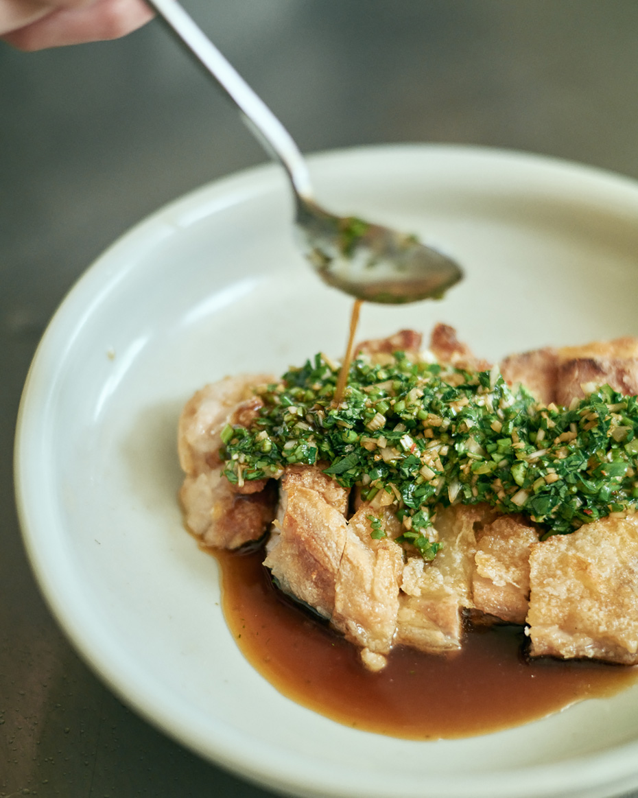 ハーブたっぷり油林鶏 つくり方