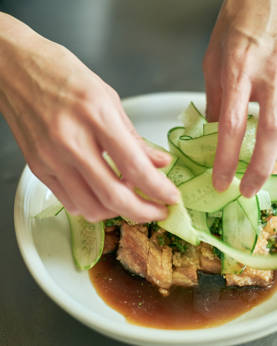 ハーブたっぷり油林鶏 つくり方