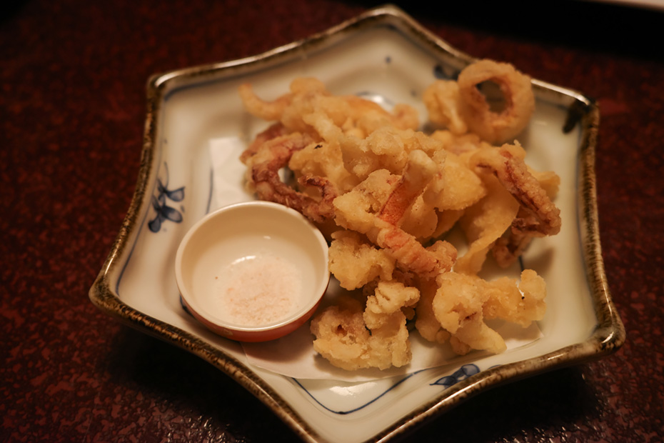 平山旅館の会席料理