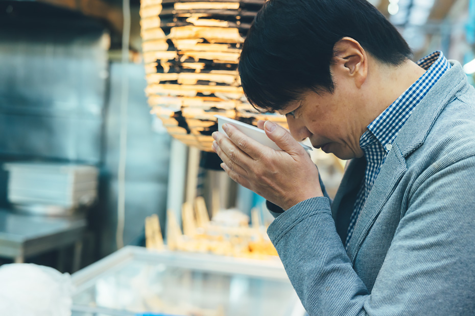 出汁だけをいただく