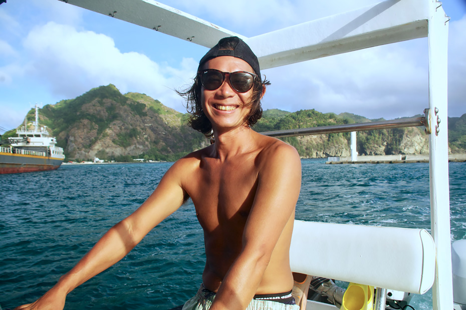 エコツアーガイド「竹ネイチャーアカデミー」の航星さん。