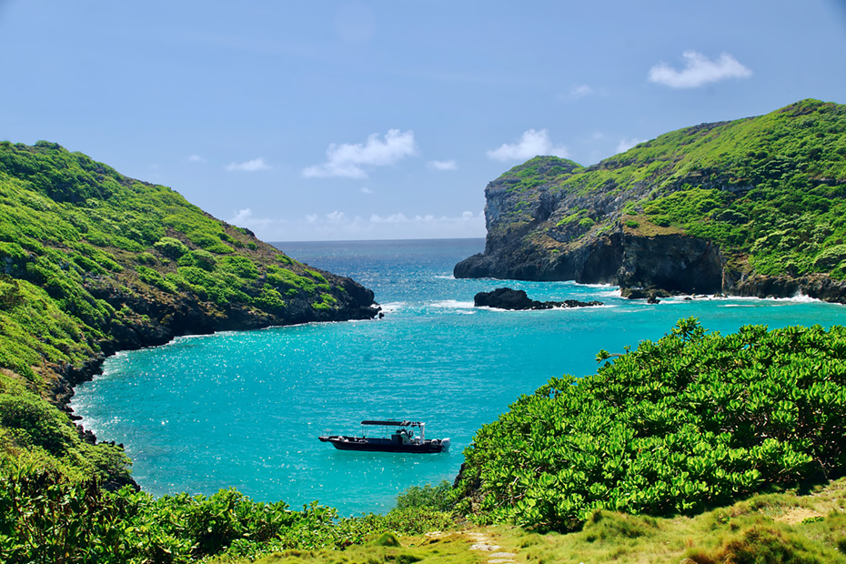 無人島の南島、鮫池。