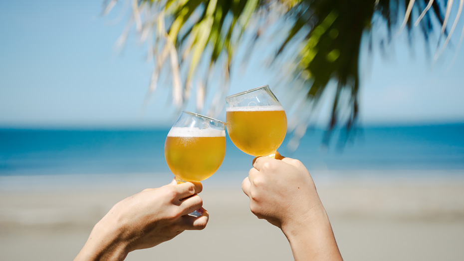 琥珀色と香ばしいコクが印象的なアンバーエール。