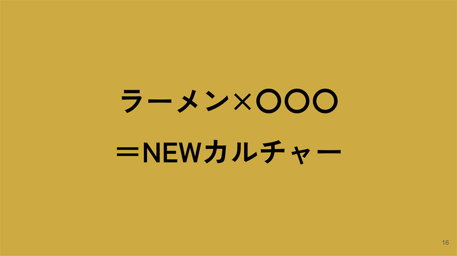 掛け算で生まれる新しいカルチャー