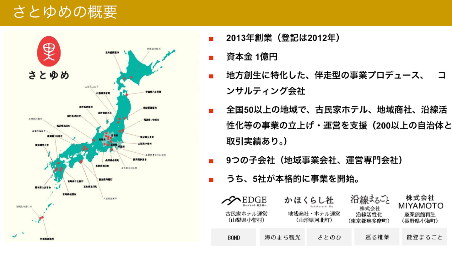 計画で終わらせない地方創生。 「実現」まで伴走する、 さとゆめの思想と実践