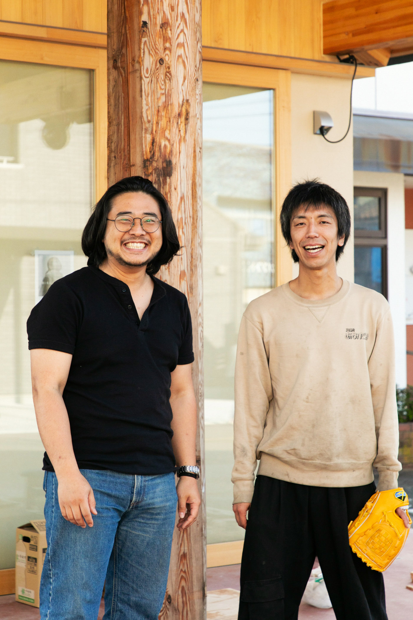 左：北澤晋太郎さん　右：新谷健太さん