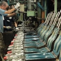 HEPのオリジナルソールを製造する大阪の工場