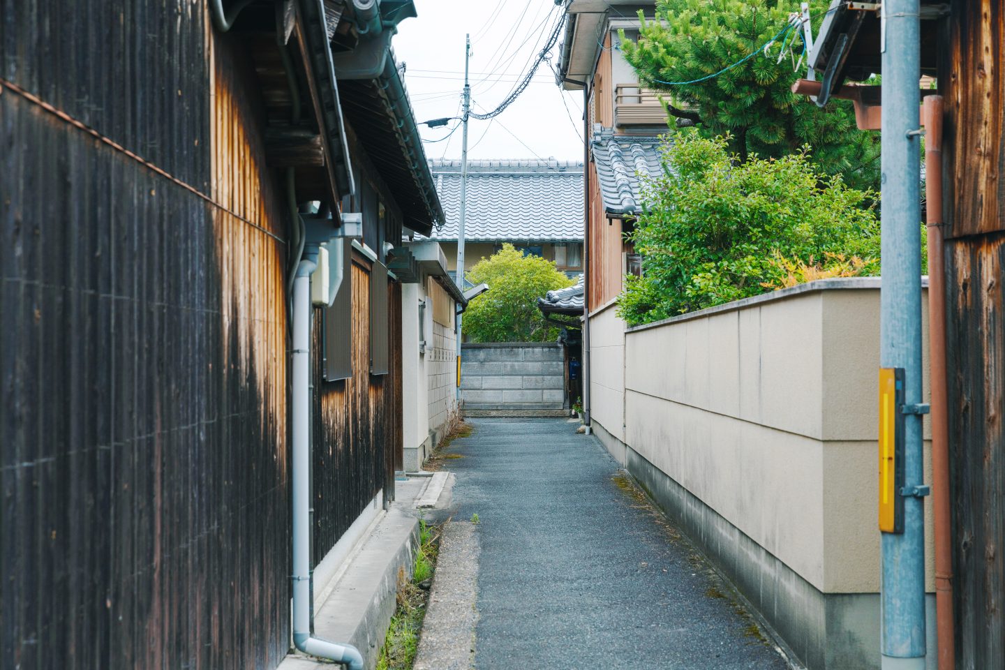 大和郡山の細い路地