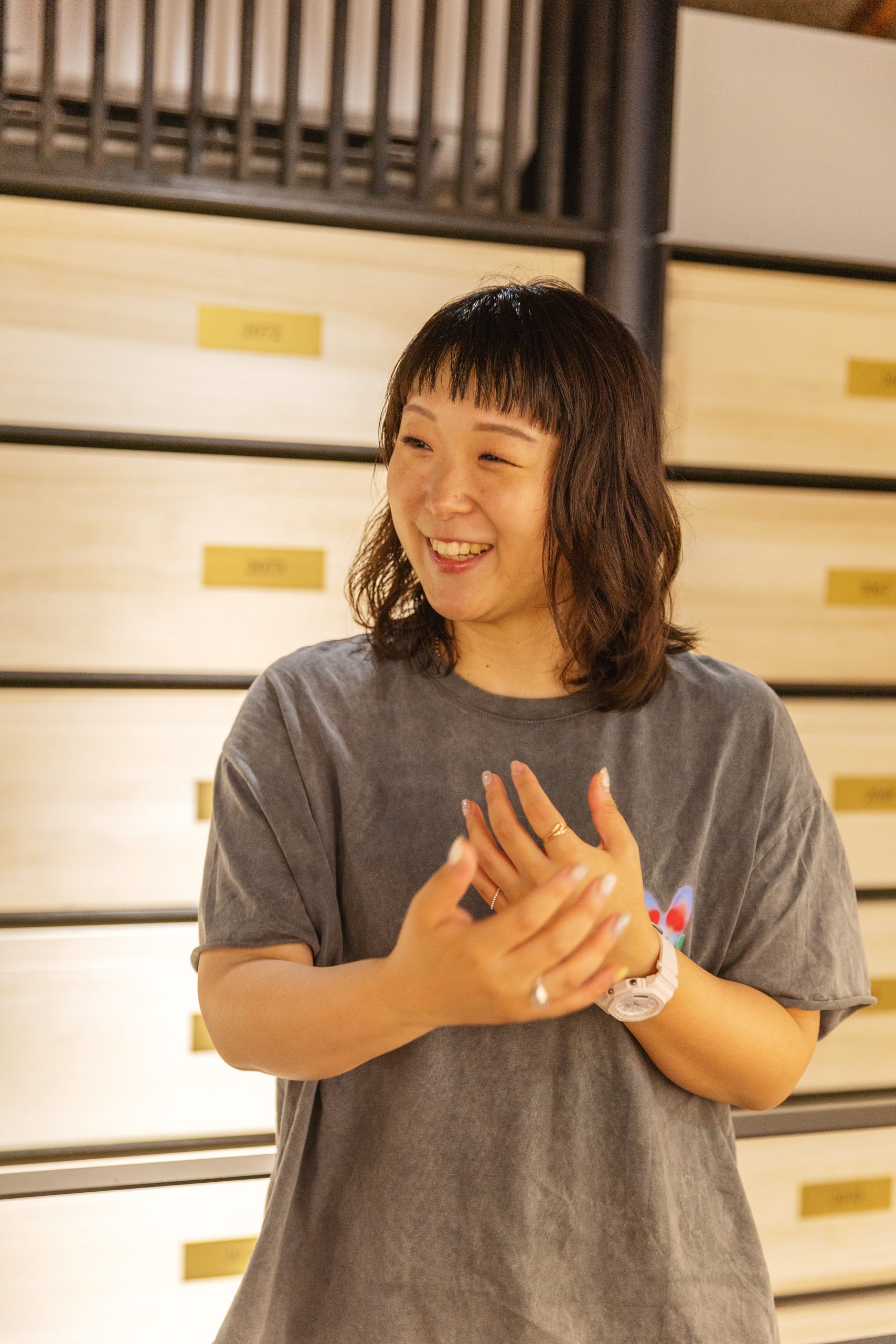 中川政七商店〈鹿猿狐ビルヂング〉の広報の佐藤菜摘さん