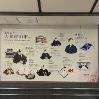 大和郡山駅にある看板