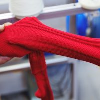靴下メーカー〈創喜（そうき）〉のタブルシリンダー加工