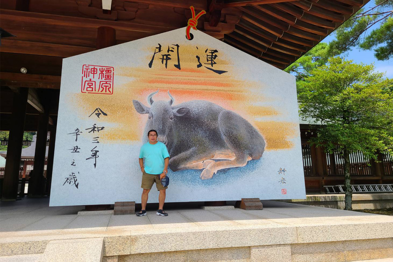 奈良県橿原市にある橿原神宮の大絵馬