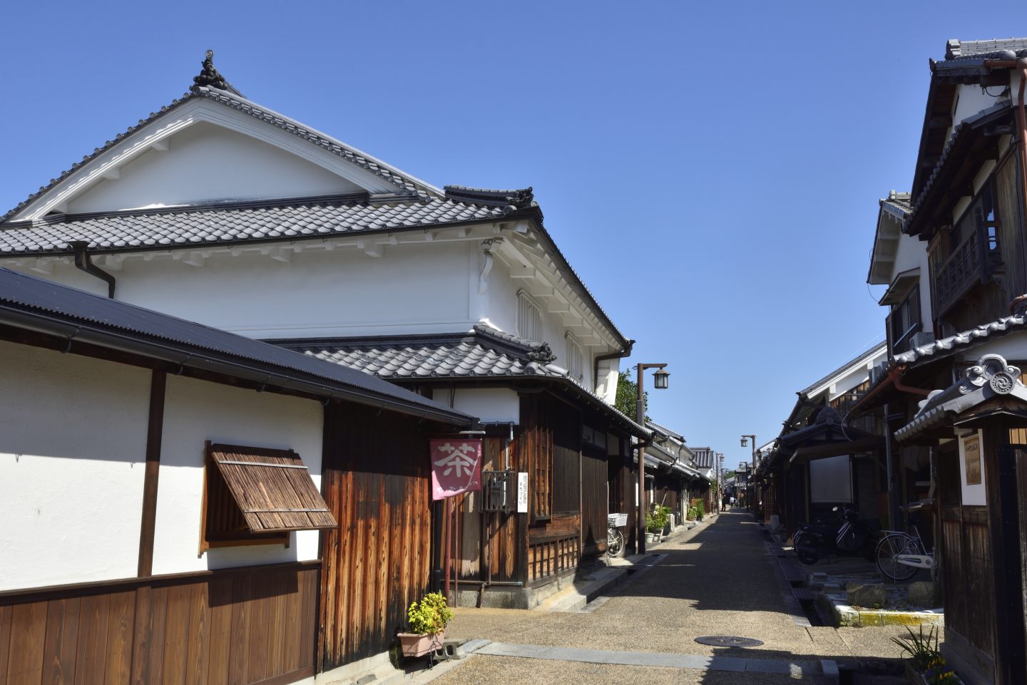 晴れている日の橿原市今井町