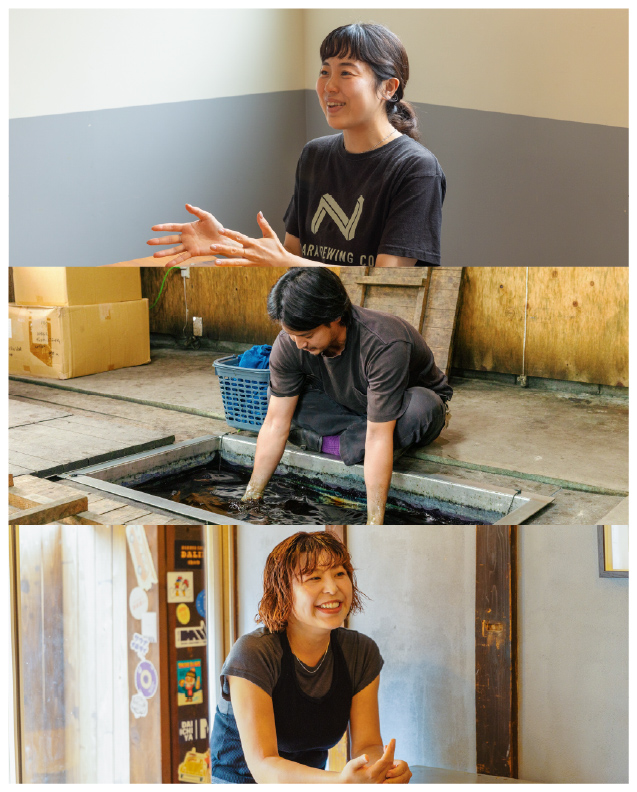 藍染職人、バル店主、ブルワリー広報。奈良県に移住した3人が描く自分らしい暮らし