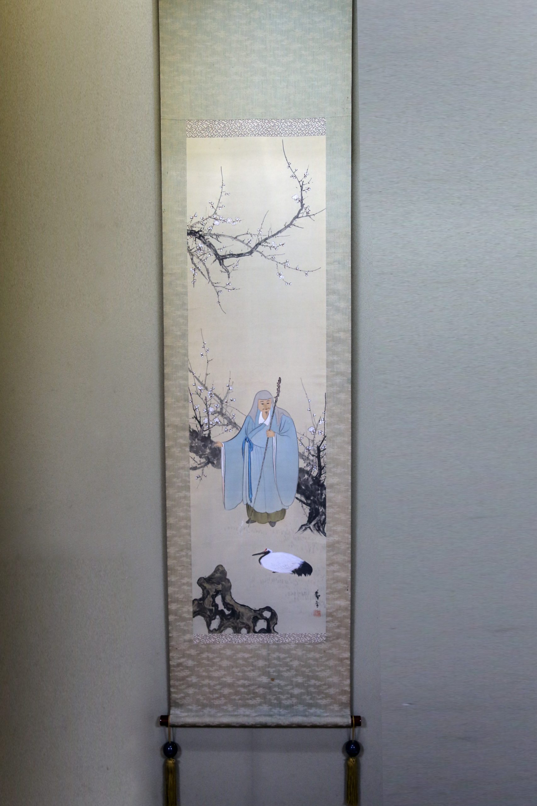 饅頭を日本へ伝えたとされる林浄因の肖像画
